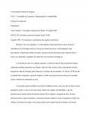 Fichamento Celso Furtado – Formação econômica do Brasil, 32ª edição 2005 PARTE III: Economia escravista mineira século XVIII