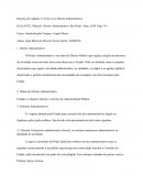 Resumo do Livro Direito Administrativo (GALANTE, Marcelo. Direito Administrativo. São Paulo: Atlas, 2010. Pag.1-9.)