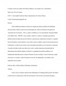 Evolução Teórica da Análise de Políticas Públicas e sua relação com o Federalismo