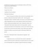 ESTUDO DE CASO: análise da eficiência da Administração Científica na CIEP (Clínica Integrada de Especialidades Pediátricas)
