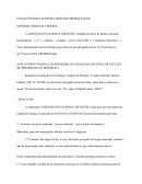 AÇÃO CONSTITUCIONAL DE MANDADO DE INJUNÇÃO COLETIVO, EM FACE DO SR. PRESIDENTE DA REPÚBLICA