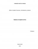 Relatório baseado nas demonstrações financeiras de uma Indústria de bens de capital.